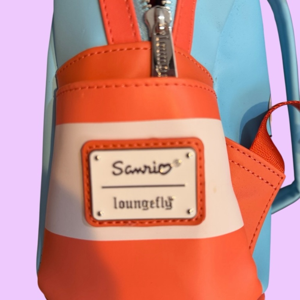 LOUNGEFLY🎀SANRIO HELLO KITTY🎀Collector Mini Backpack🎀Teddy Bear🎀Sherpa Plush🎀NWT - Picture 5 of 8
